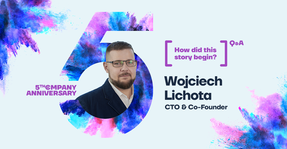 Wojciech Lichota CTO AdTonos Anniversary Photo