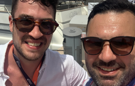 Paul Smith and Tony Moustakelis at Cannes Lions