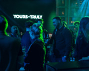 People enjoying themselves at AdTonos'YoursTruly Product Launch